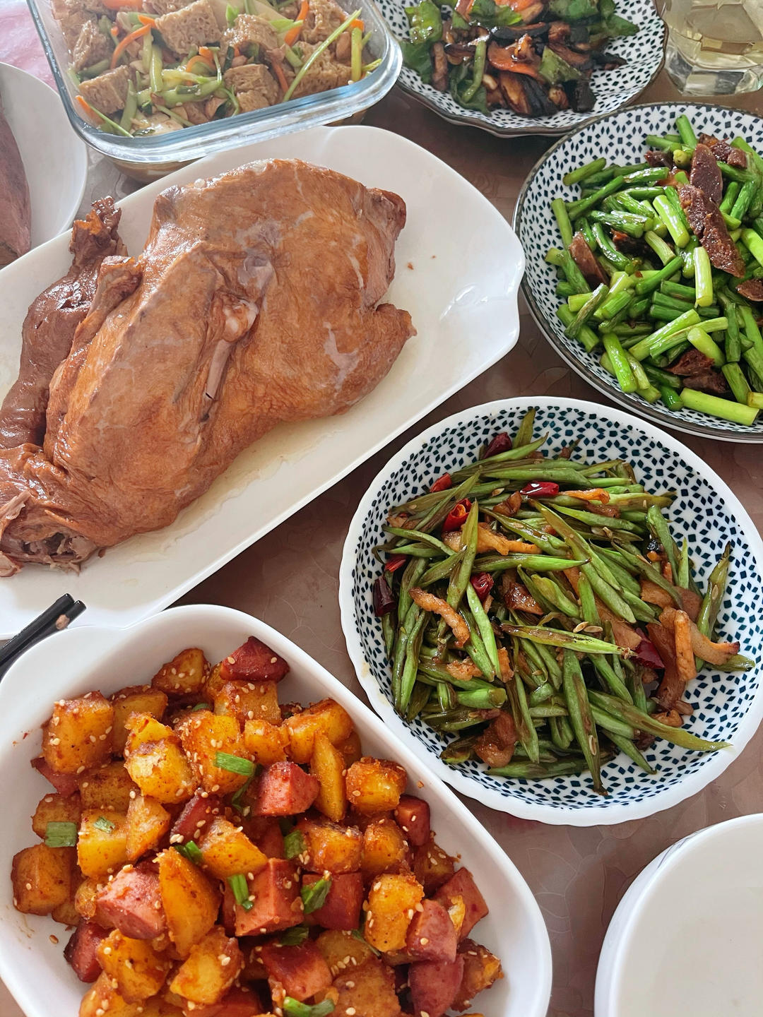 巨好吃的孜然火腿土豆丁