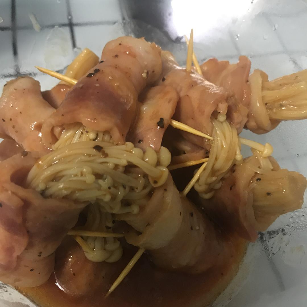 金针菇培根卷