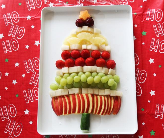 一颗圣诞树水果盘的做法