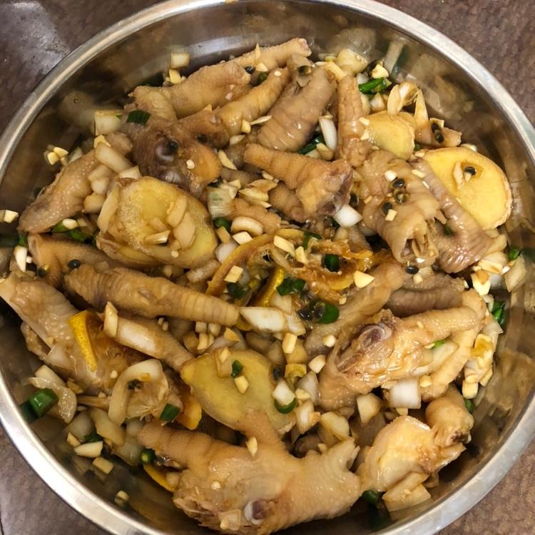 柠檬百香果鸡爪