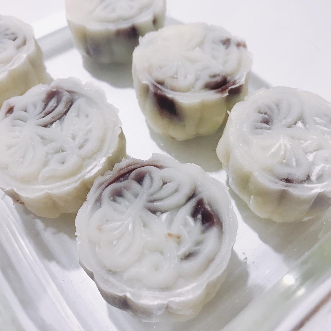 冰皮豆沙月饼