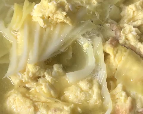 卷心菜鸡蛋汤的做法