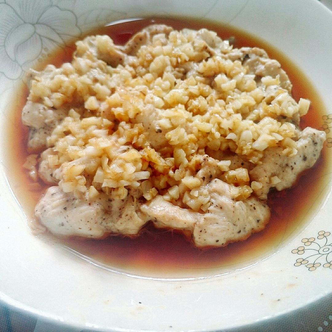 蒜蓉蒸鸡胸（鸡腿）