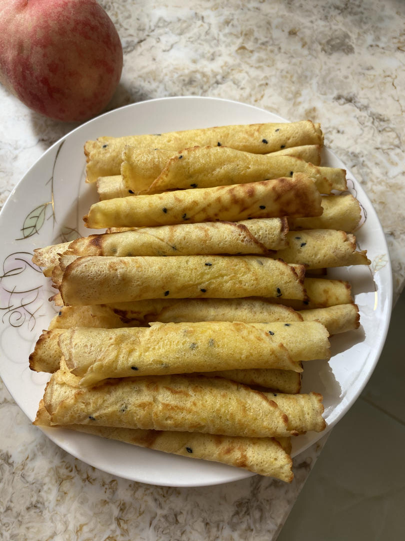 电饼铛做酥脆蛋卷傻瓜式操作超美味！！（详细讲解附自制超实用工具）