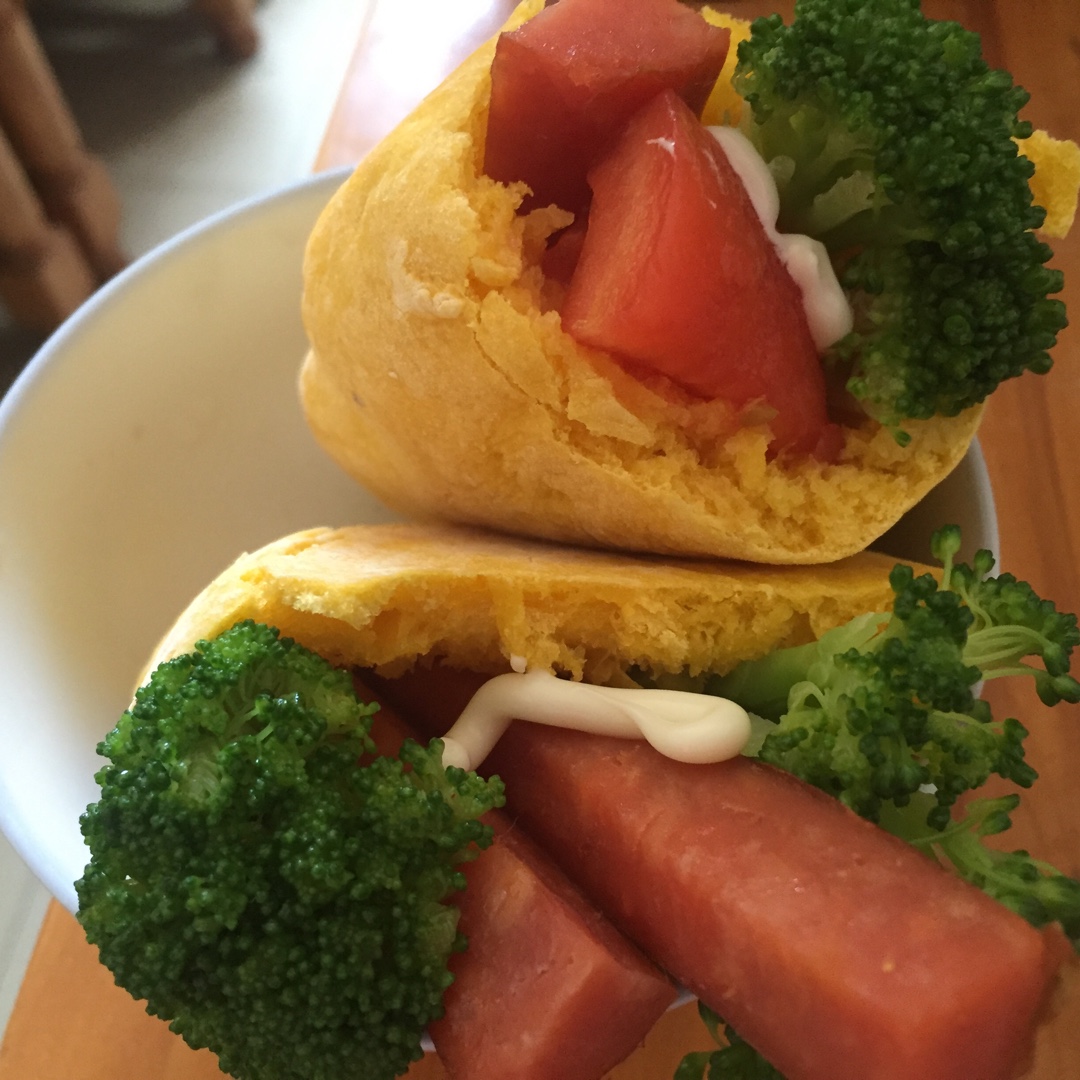 胡萝卜口袋面包