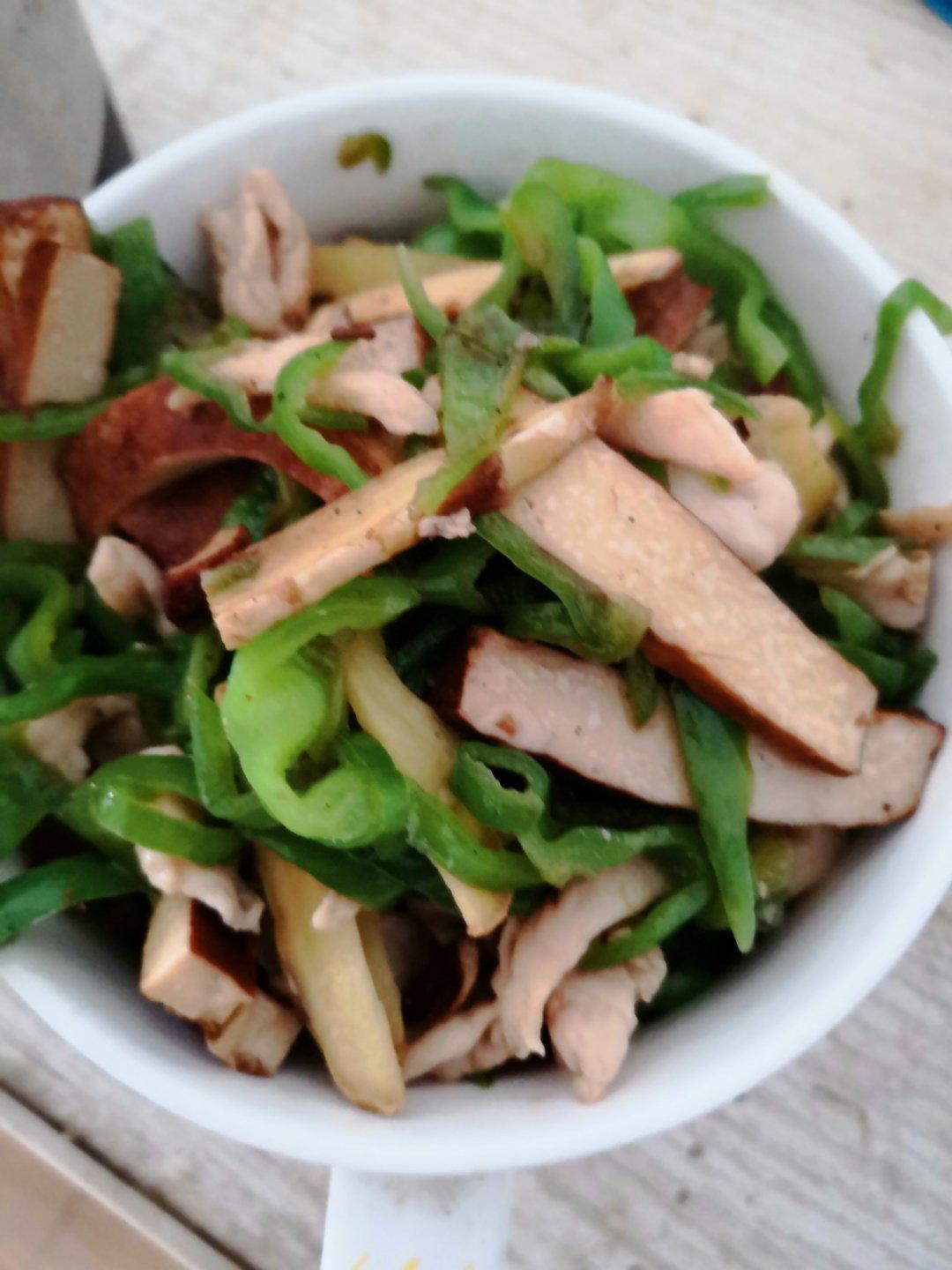 青椒肉丝香干丝