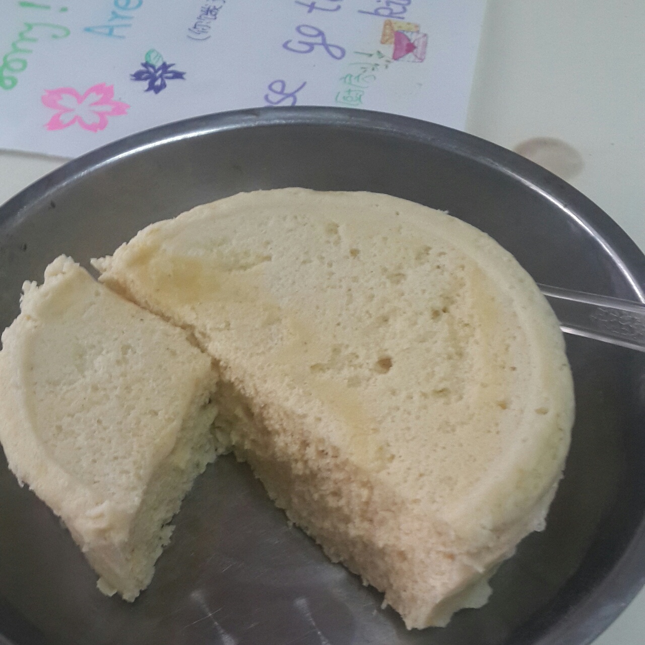 七分钟用微波炉做芝麻豆渣蛋糕