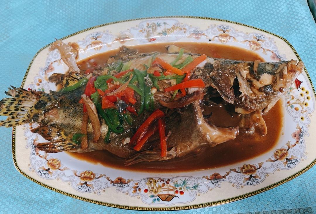 柠檬草63做的年年富贵鳜吉庆有余鱼家常红烧鳜鱼