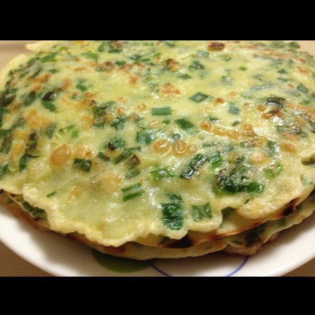 【鸡蛋韭菜饼图片】janeite_下厨房