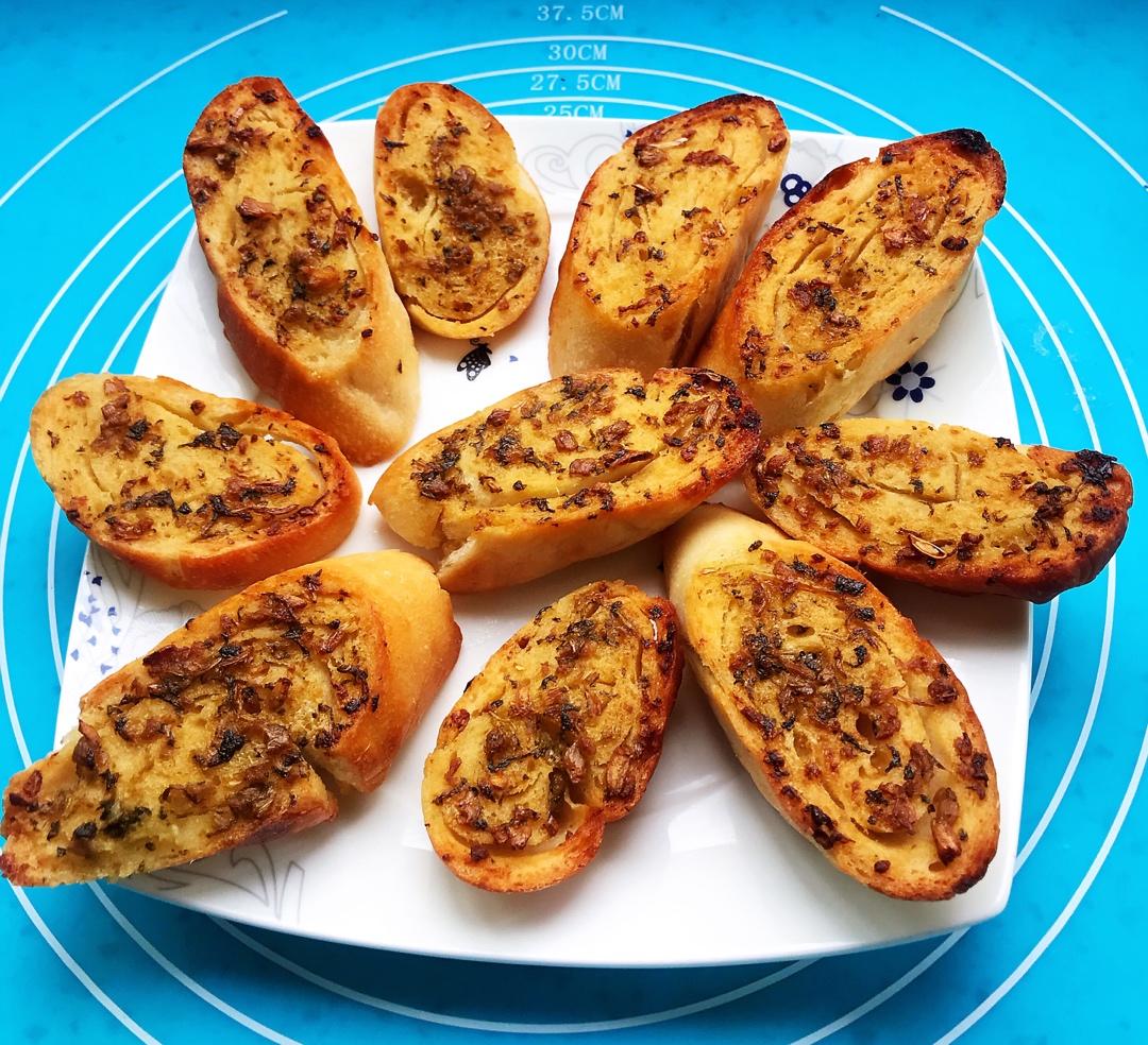 DiY蒜香法棍片