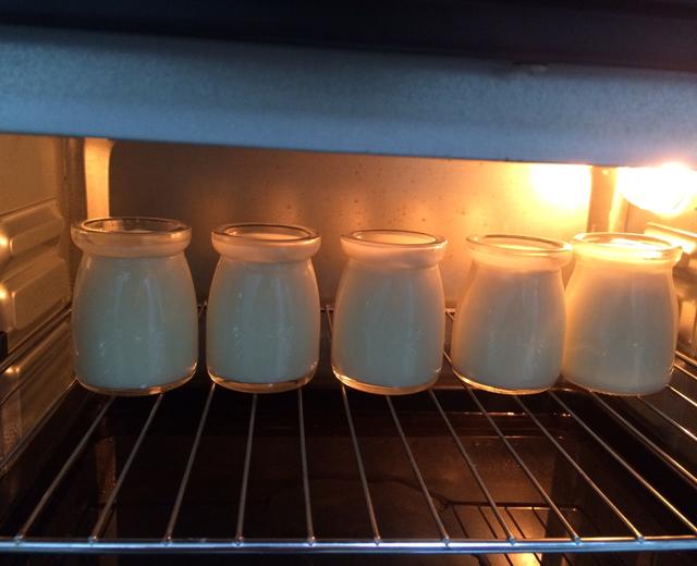 超好吃的烤箱自制酸奶（奶粉+盒装酸奶发酵法
）的做法
