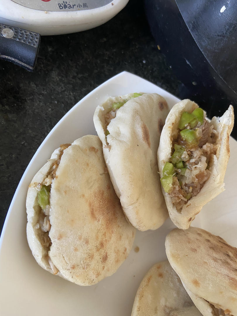 肉夹馍(白吉馍的制作)