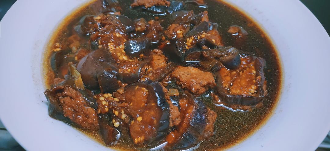 汤汁下饭一绝茄子嵌肉