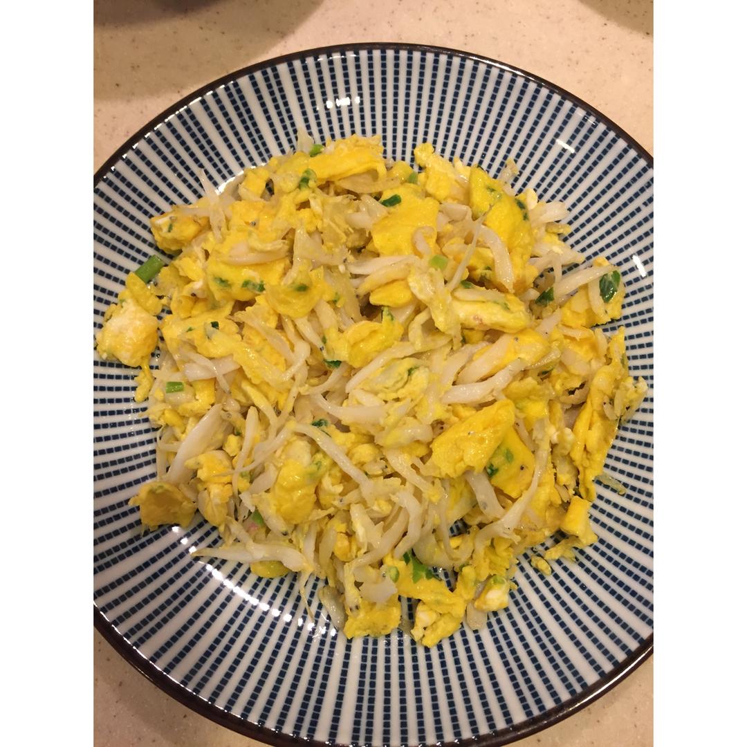 银鱼炒蛋
