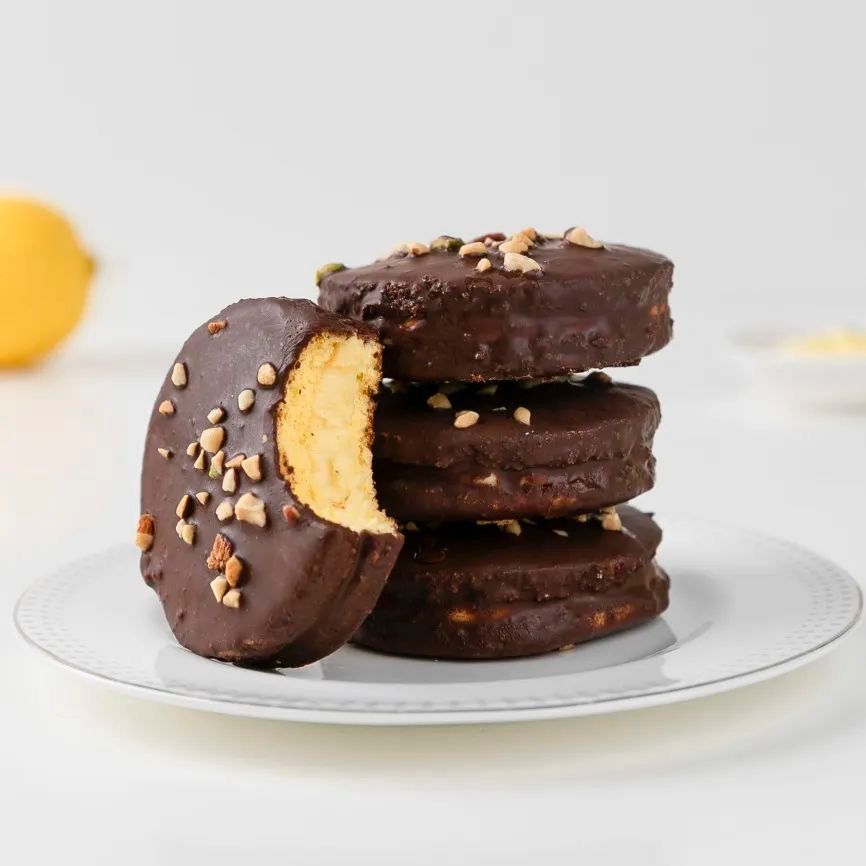 配方简洁，好制作的柠檬脆皮巧克力派~的做法
