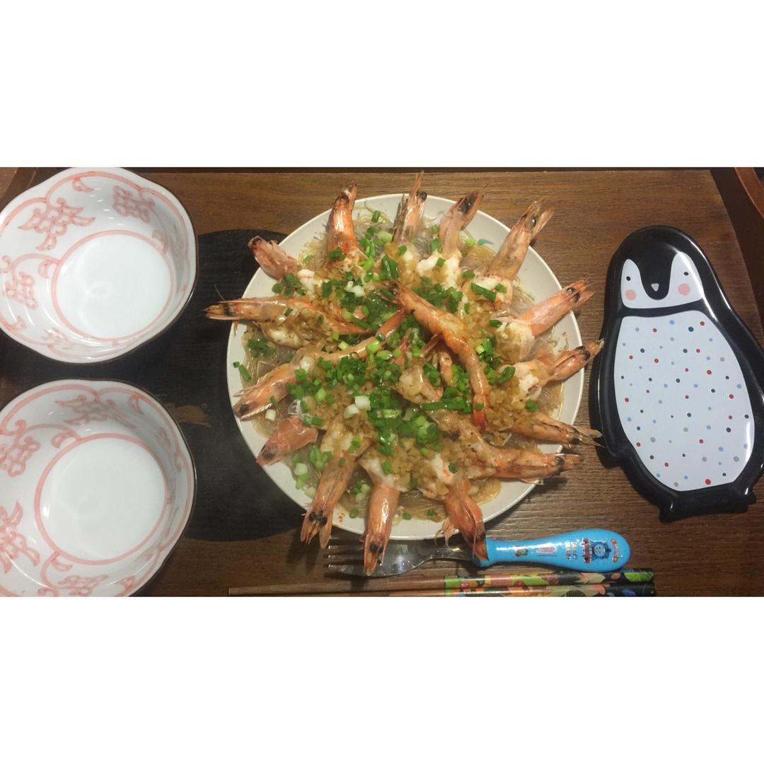蒜蓉粉丝蒸虾