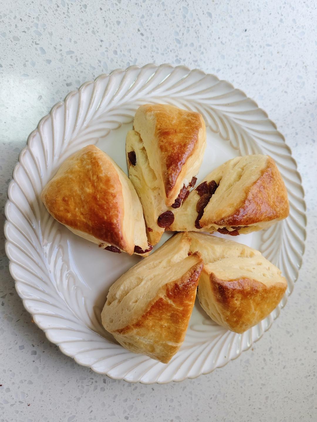 葡萄干司康（酵母版）