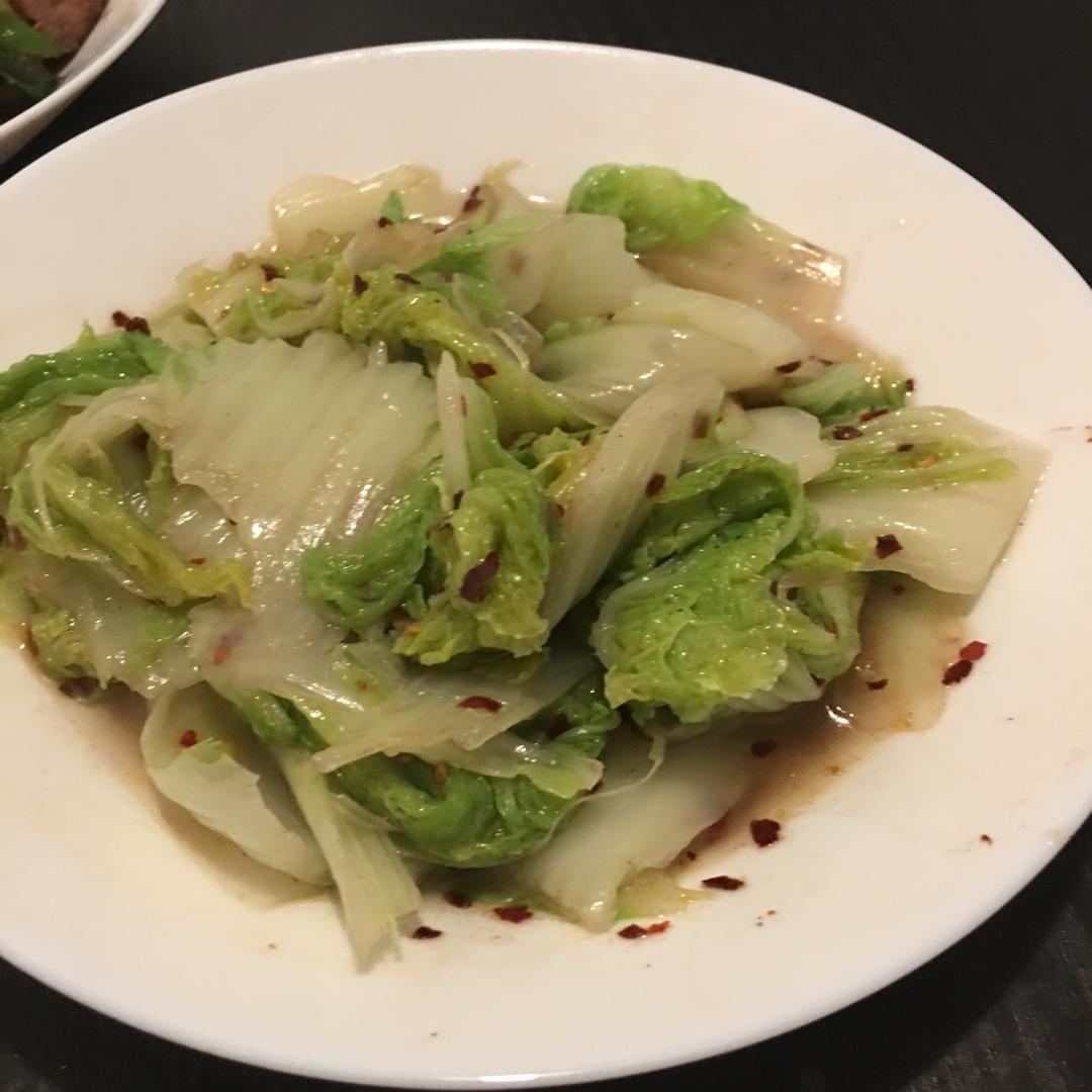 响油白菜