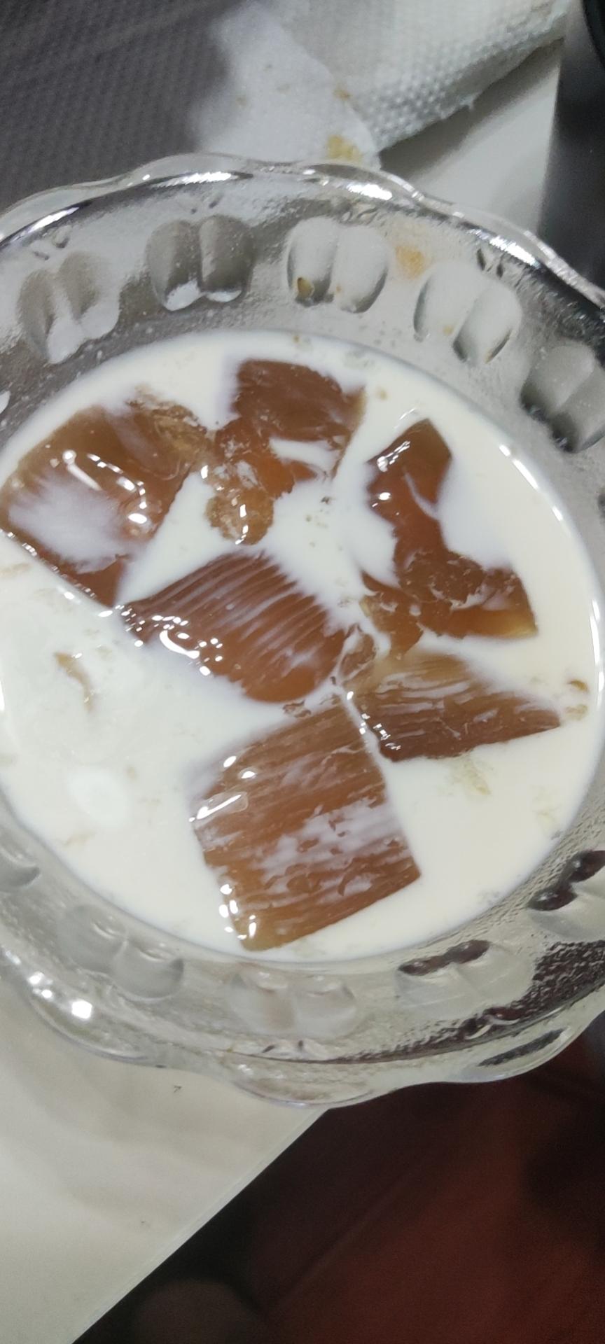 茶冻撞奶（冰粉粉版）