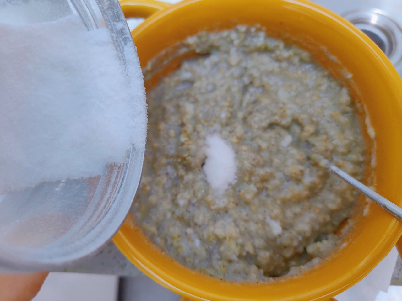蛋白燕麦糊—简单快手优质碳水蛋白质的做法 步骤3