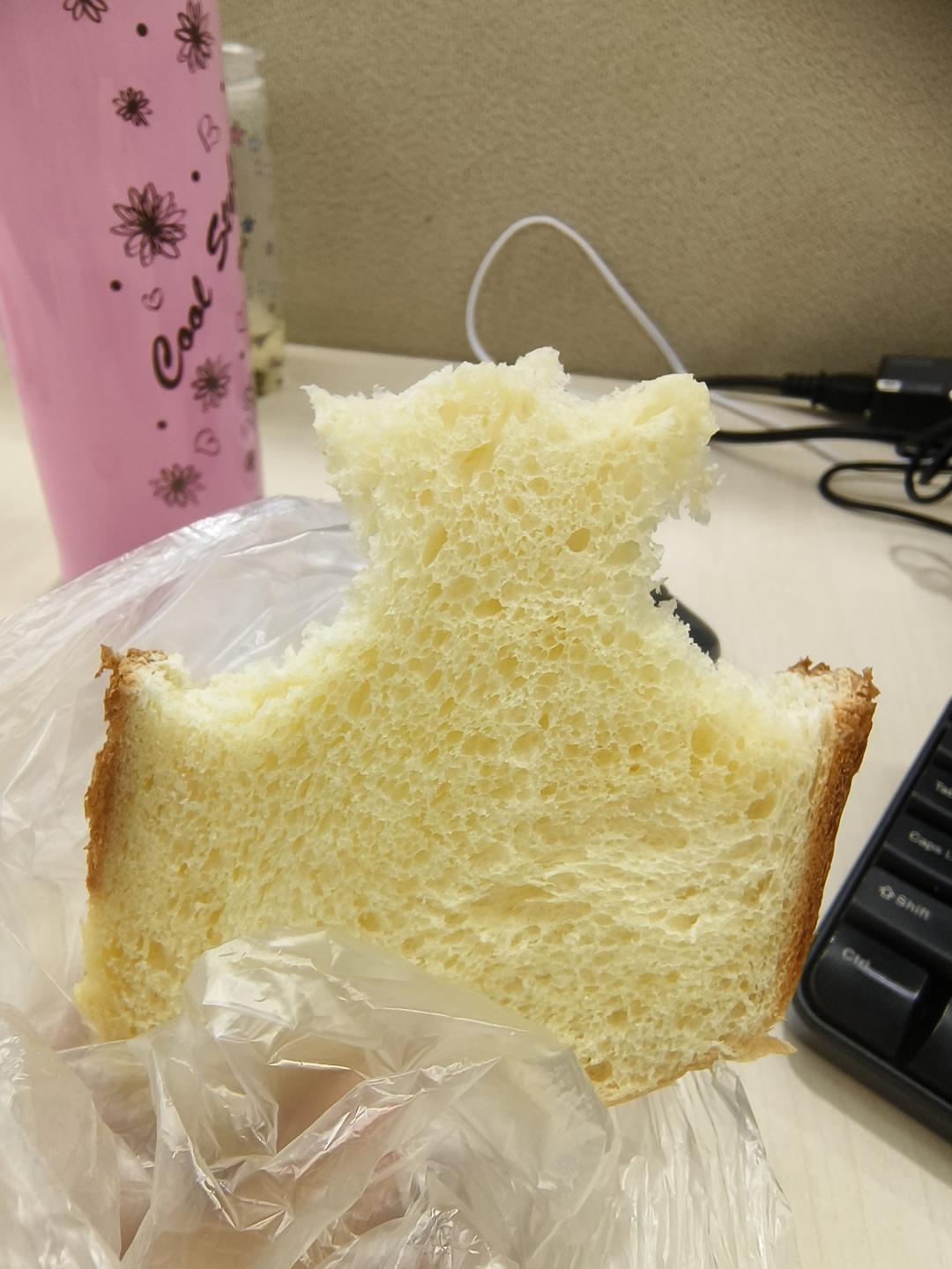 面包机也能做中种拉丝吐司