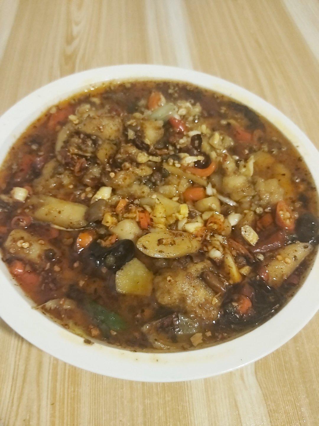 麻辣水煮龙利鱼（巴沙鱼）