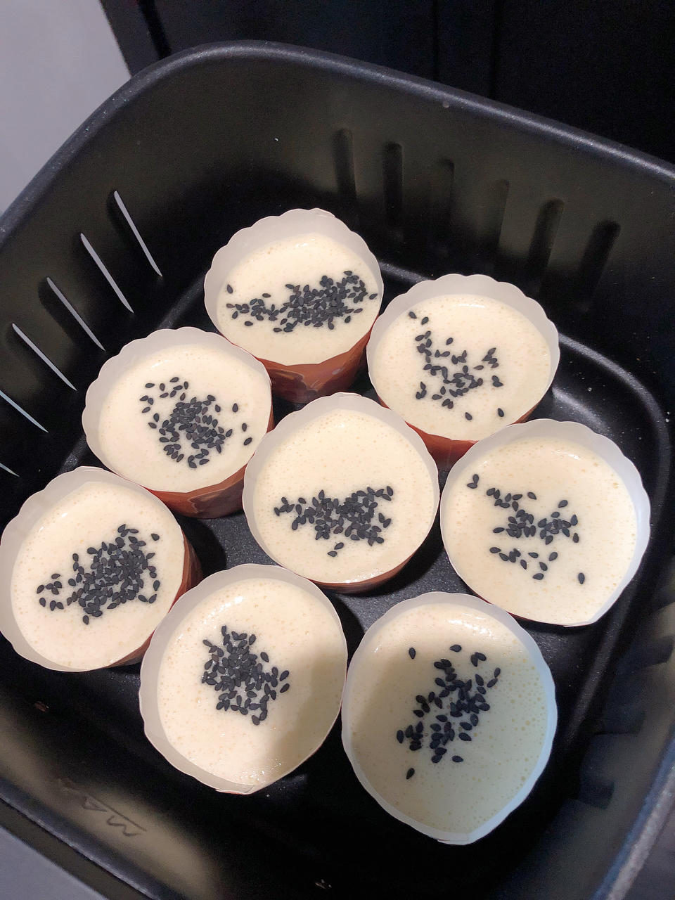 空气炸锅纸杯戚风蛋糕