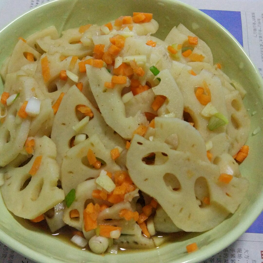 凉拌藕片