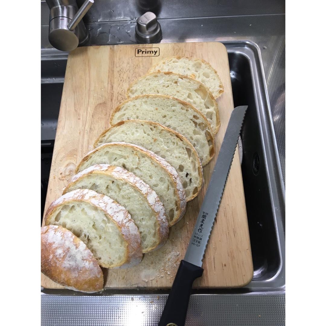 欧包/乡村面包-无油不用揉 No Knead Bread