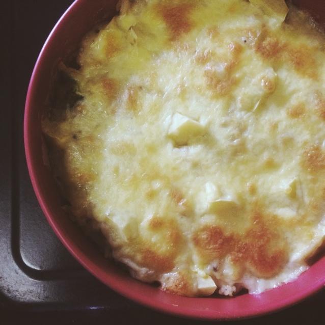 蔬菜奶油焗饭的做法