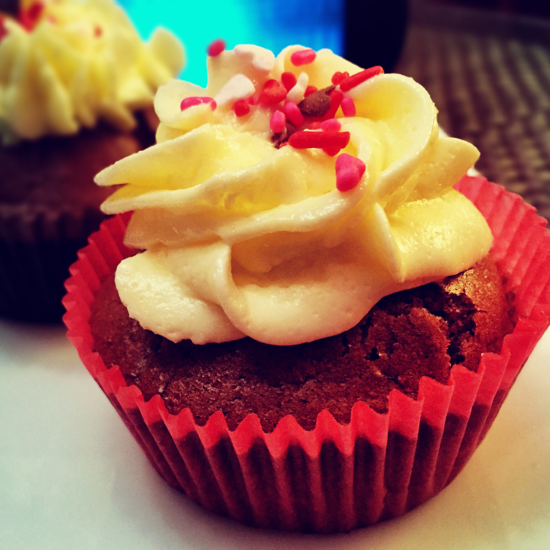 经典红丝绒杯子蛋糕（red velvet cupcake）