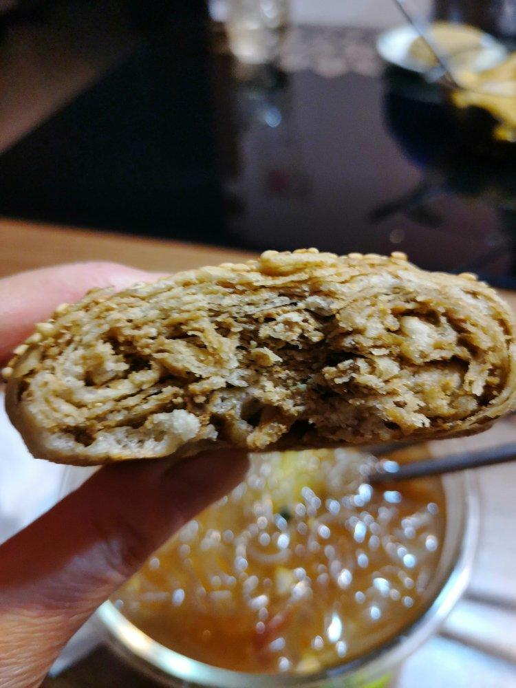 老北京芝麻酱烧饼