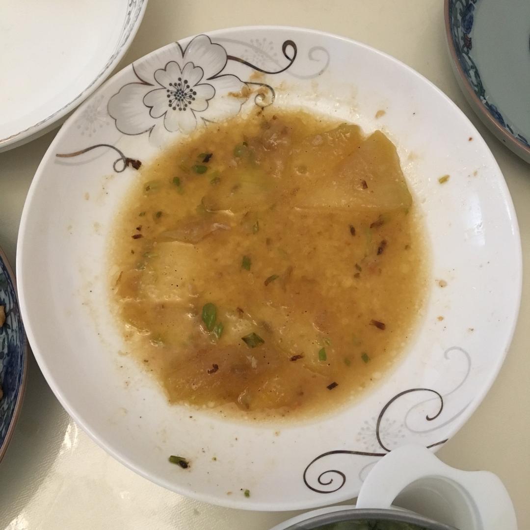 蚝油虾仁烧冬瓜