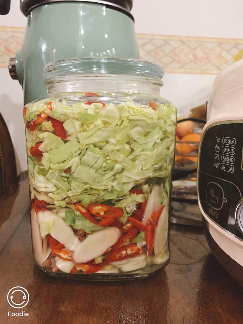 酸甜可口的泡菜（一晚即成）