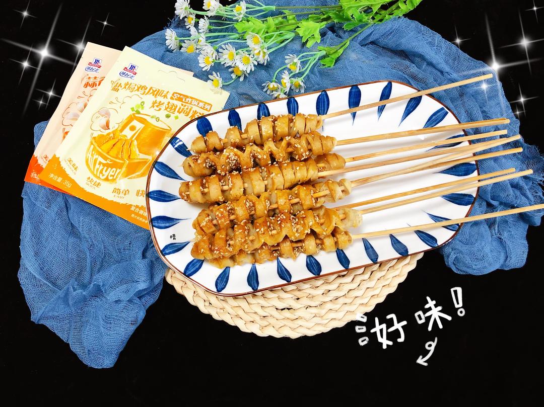 Q弹劲道烤面筋串㊙️的做法