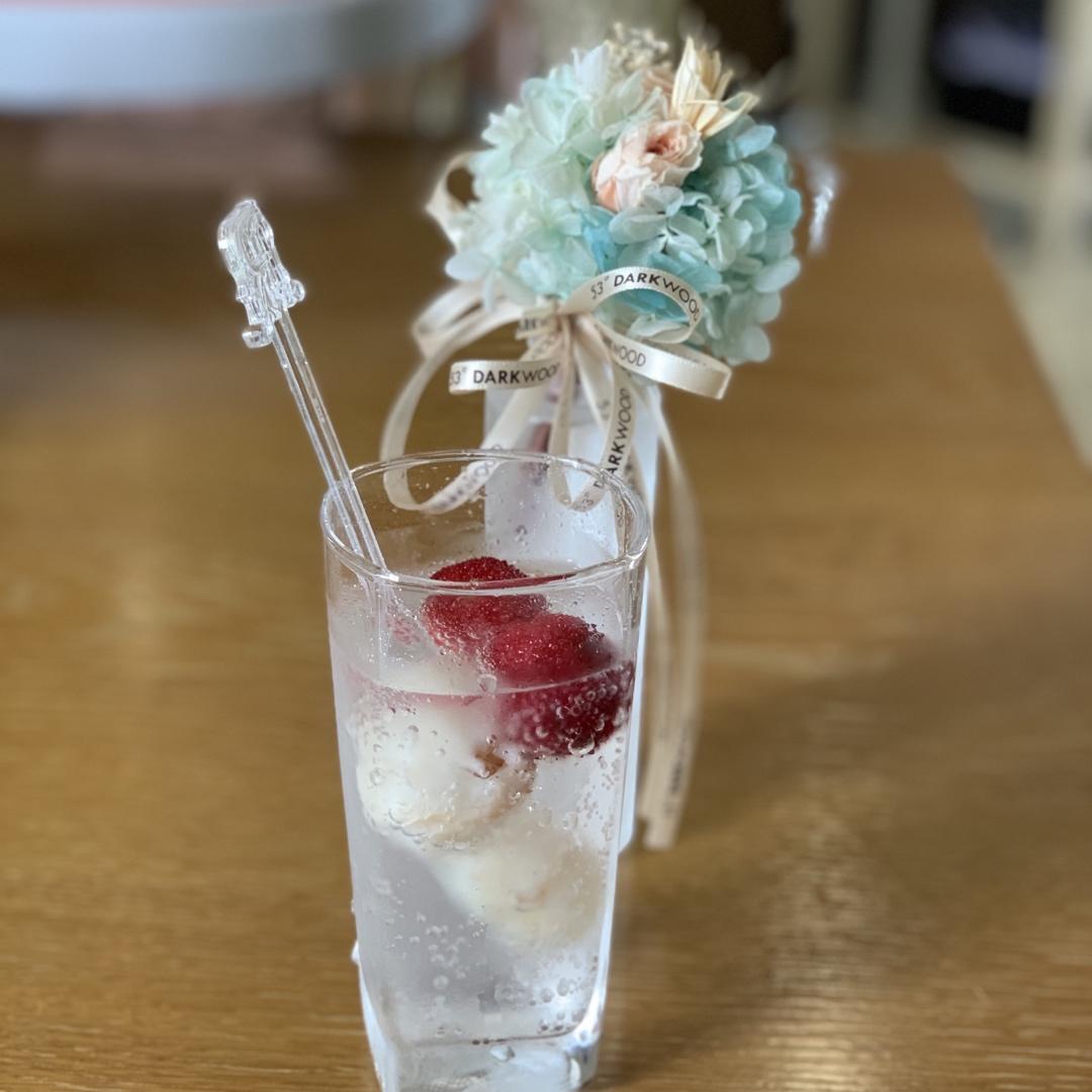 荔枝杨梅冰块特饮