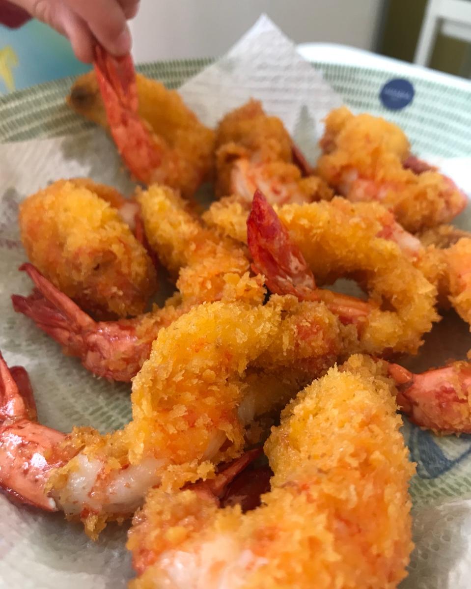 面包糠炸虾