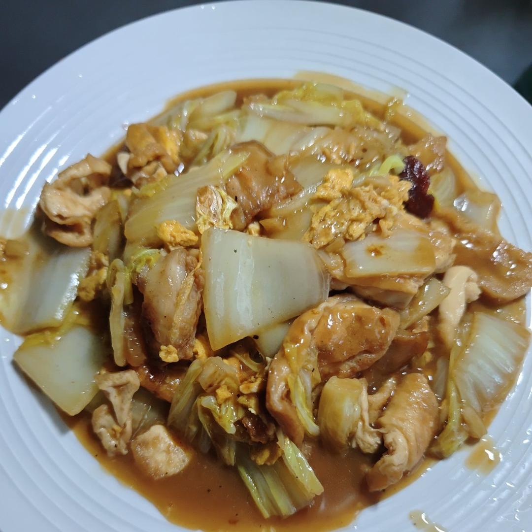 娃娃菜炖豆腐