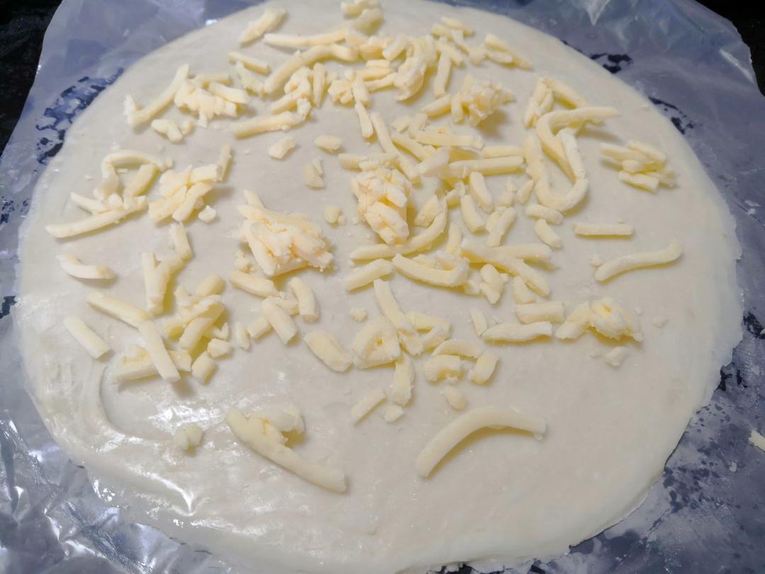 手抓饼披萨（超级简易版！）