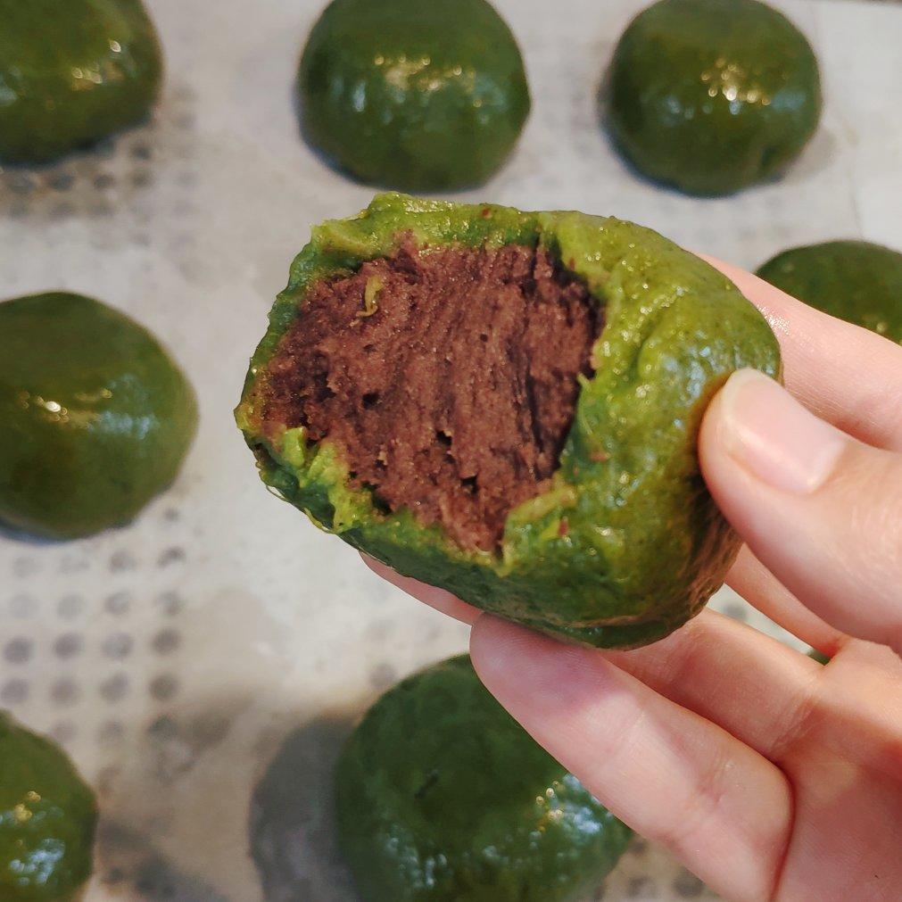 🔥超好吃肉松蛋黄青团-Q弹软糯不粘不塌