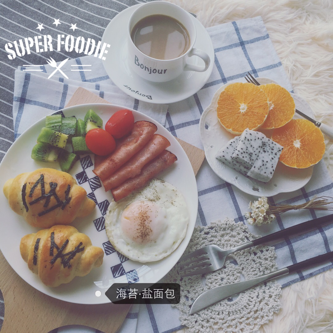 网络爆红的盐面包