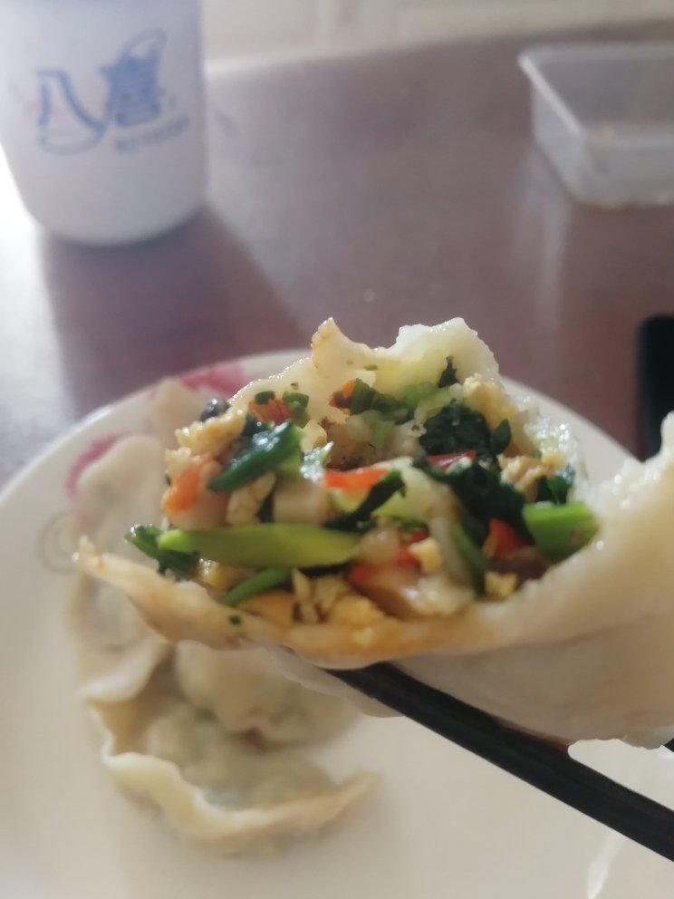 菠菜素馅饺子