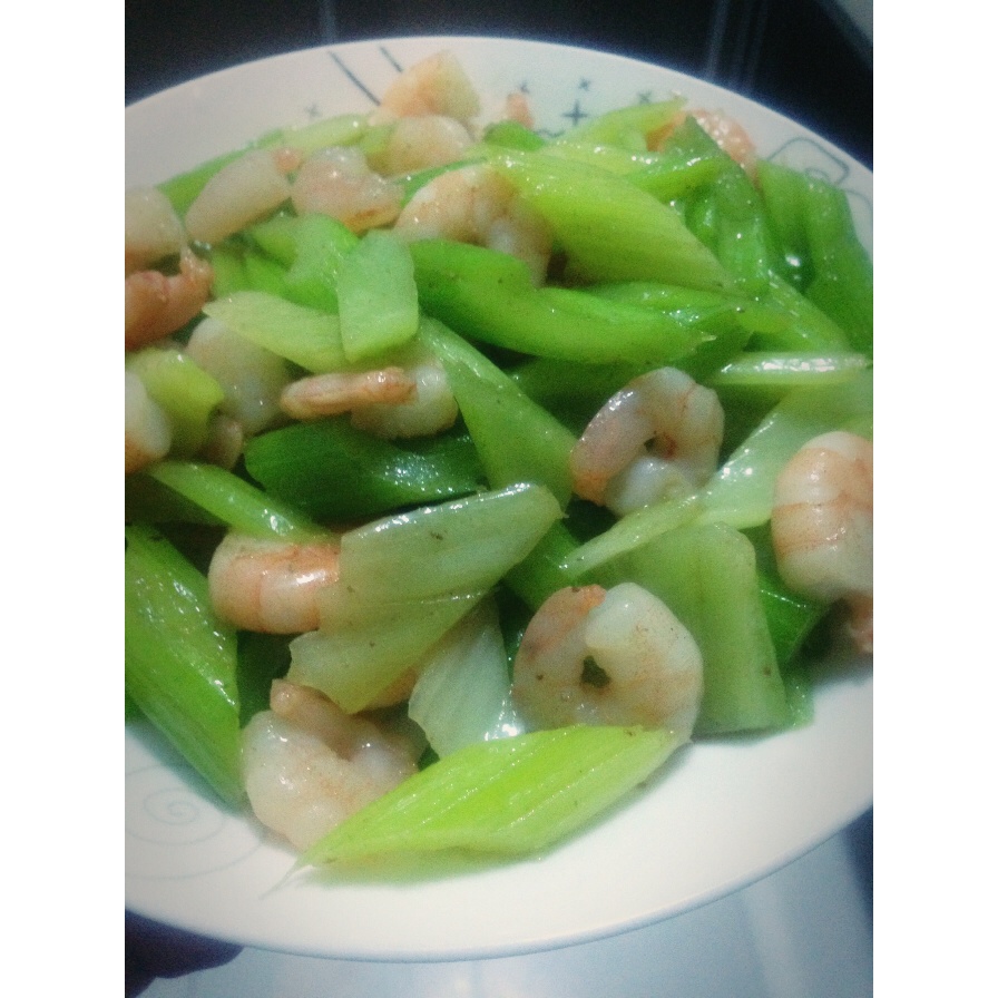西芹虾仁