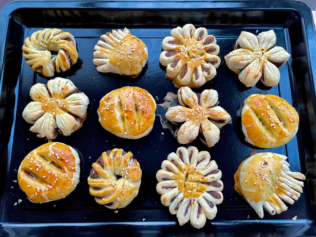 xx10做的中式酥皮点心佛手酥