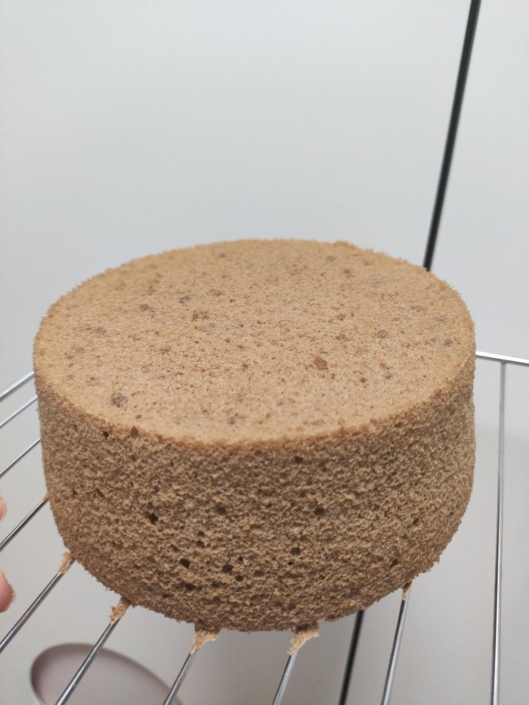 巧克力戚风蛋糕6寸(基础易成功版)