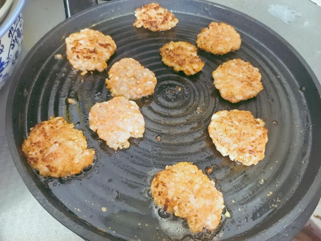 家常菜香煎虾饼