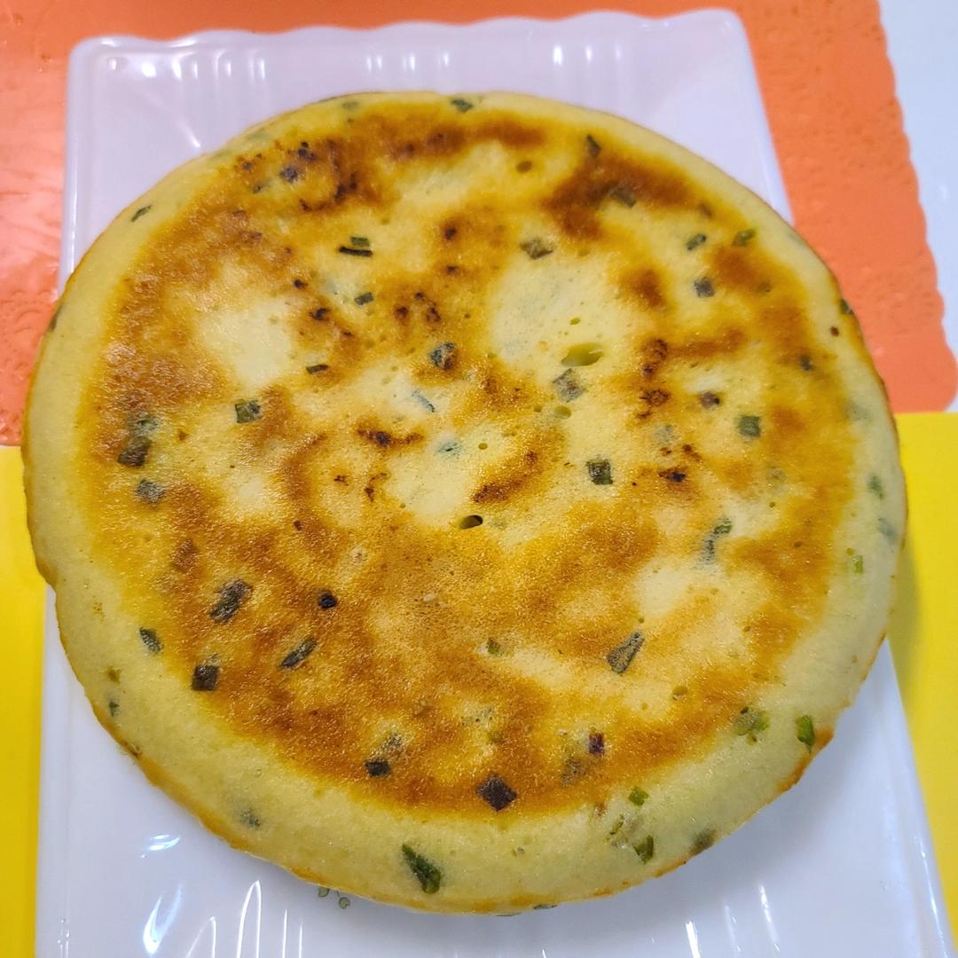 手不沾面做发面大饼