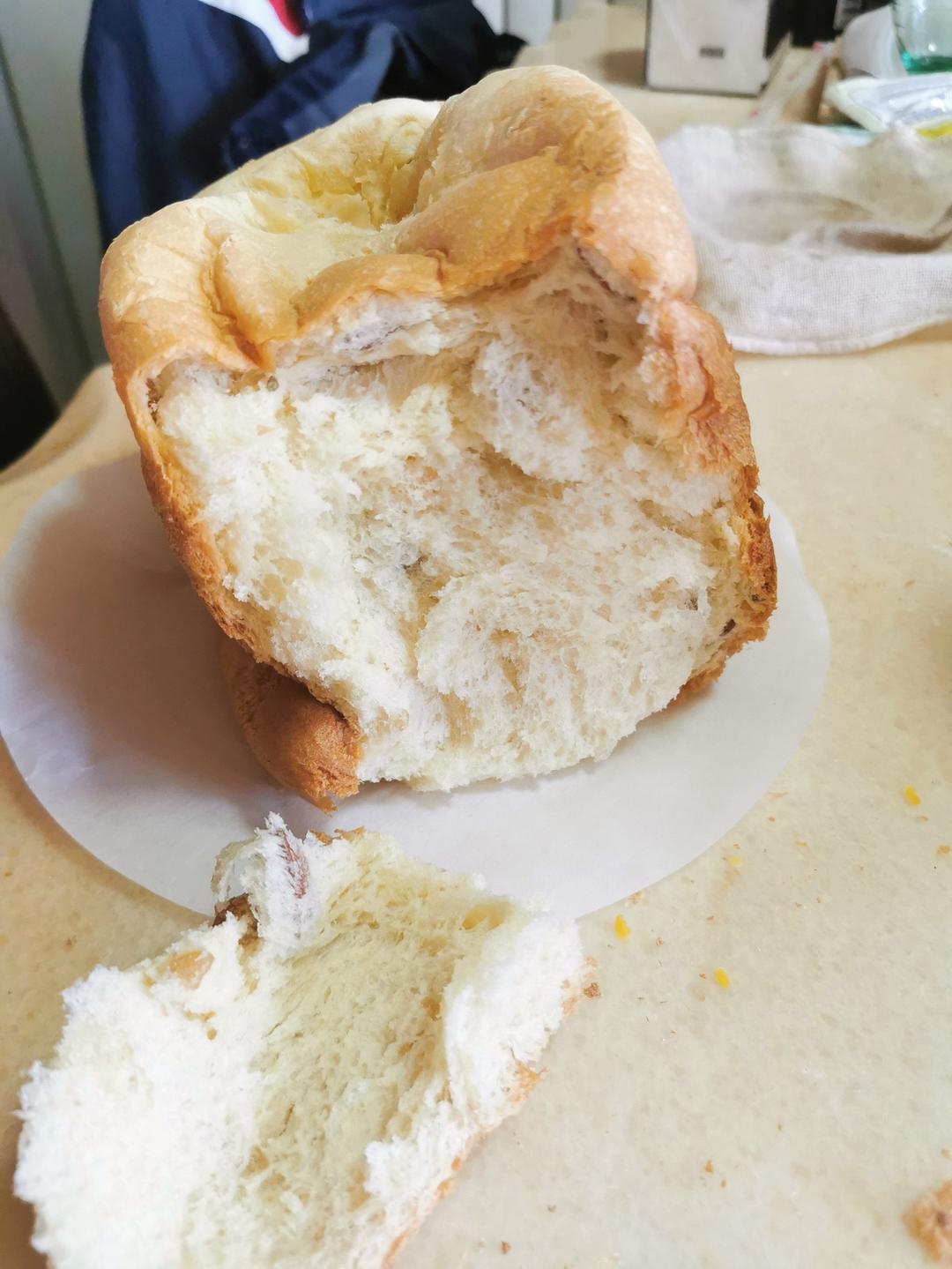 软到爆的酸奶吐司面包（面包机版）超极简单哦、懒人必备