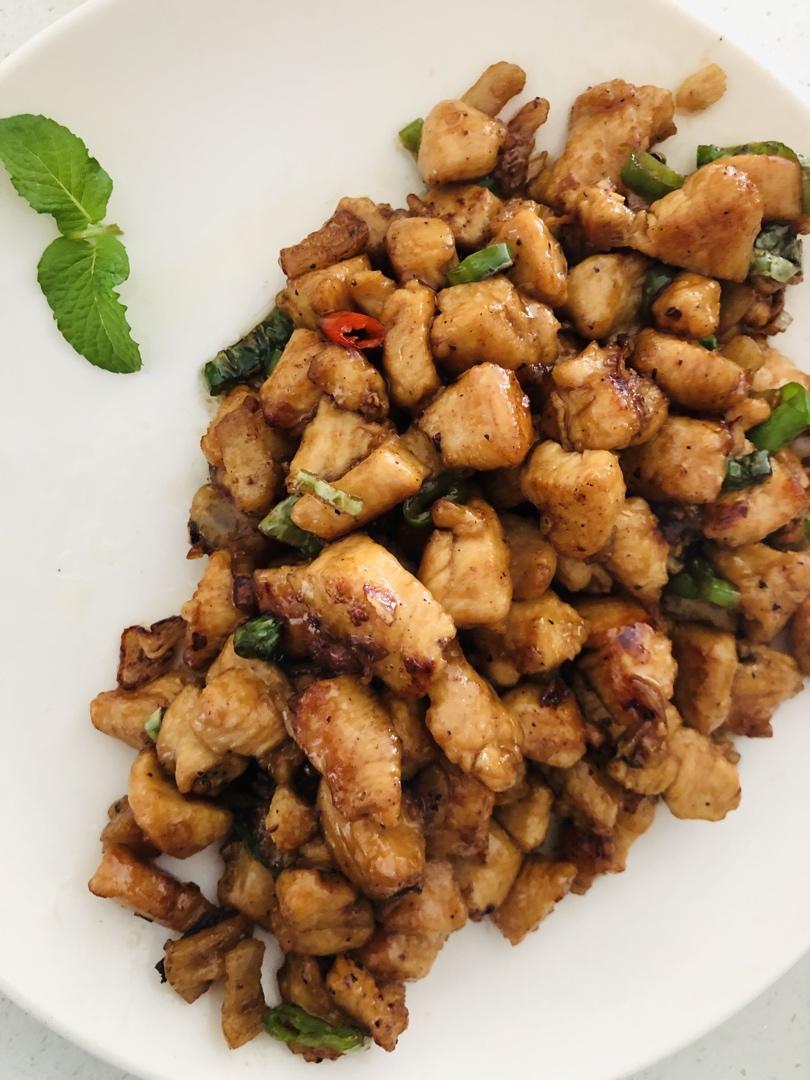 超嫩的小炒鸡胸肉