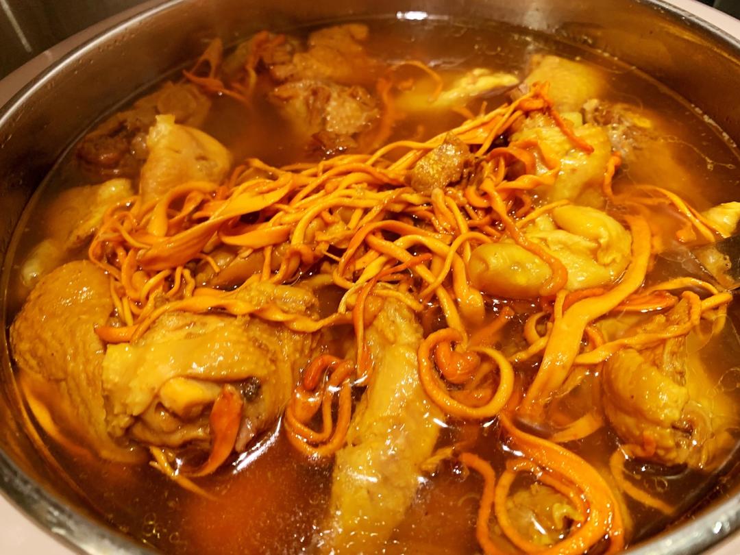 花胶虫草花鸡汤